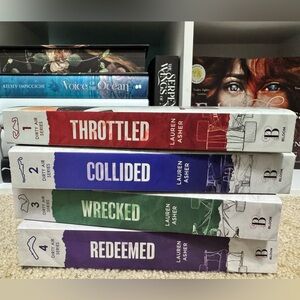 Lauren Asher Book Set - Throttled, Collided, Wrecked, Redeemed